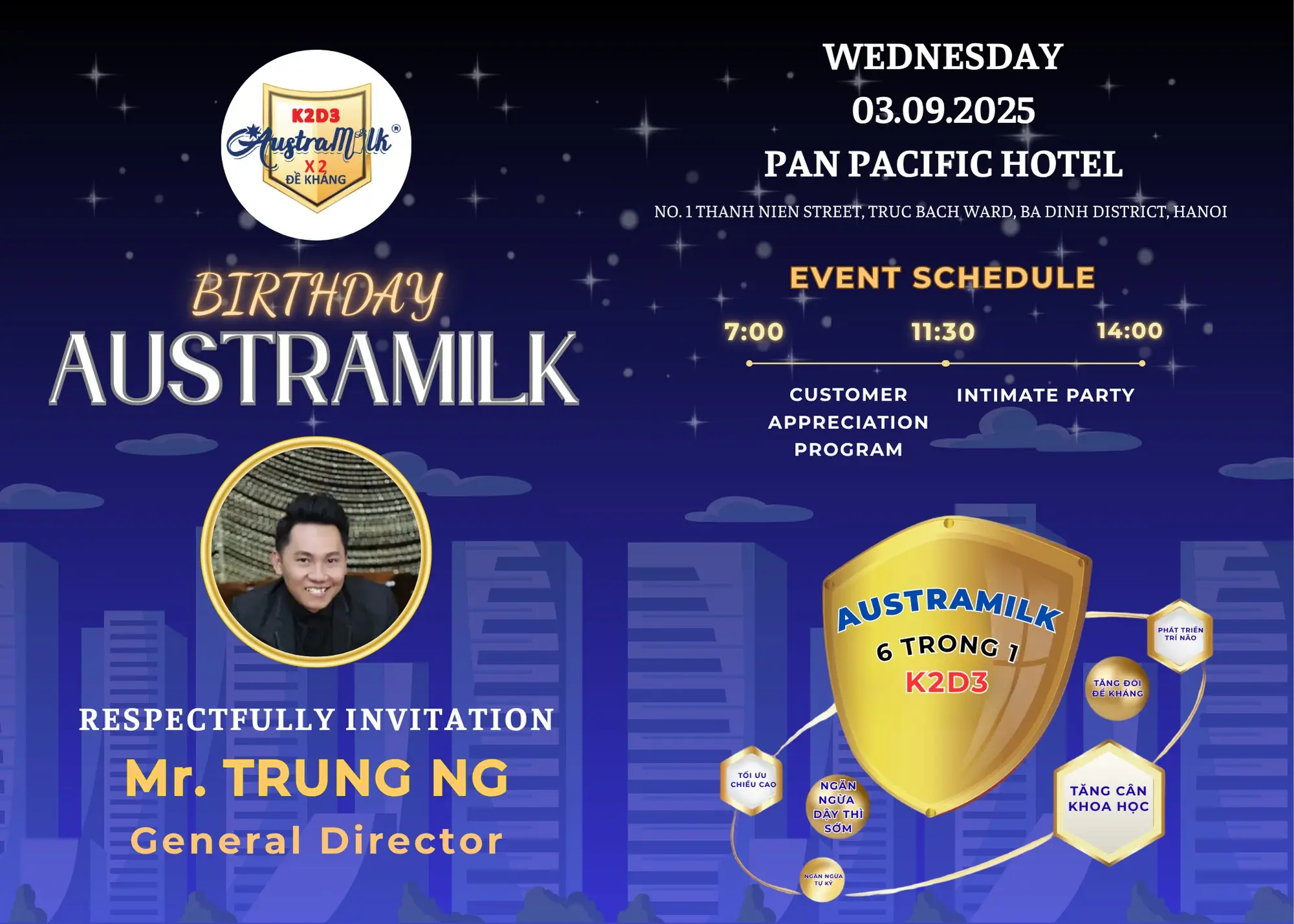 Sinh Nhật Austramilk | TỪ NƯỚC ÚC XA XÔI – AUSTRAMILK HÂN HOAN HỘI NGỘ TẠI HÀ NỘI