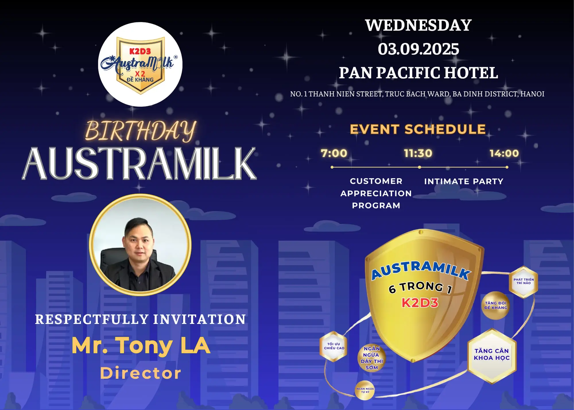 Sinh Nhật Austramilk | TỪ NƯỚC ÚC XA XÔI – AUSTRAMILK HÂN HOAN HỘI NGỘ TẠI HÀ NỘI