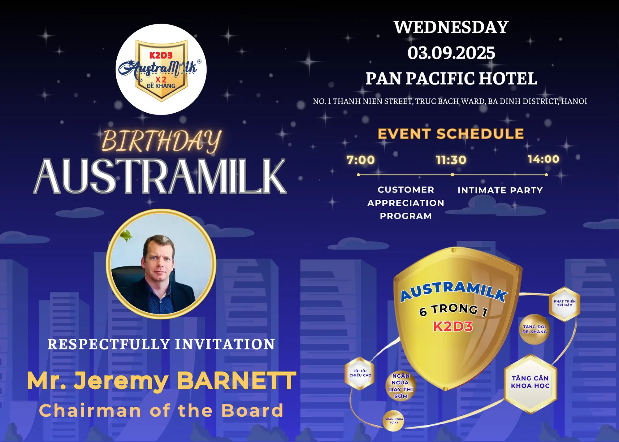 Sinh Nhật Austramilk | TỪ NƯỚC ÚC XA XÔI – AUSTRAMILK HÂN HOAN HỘI NGỘ TẠI HÀ NỘI