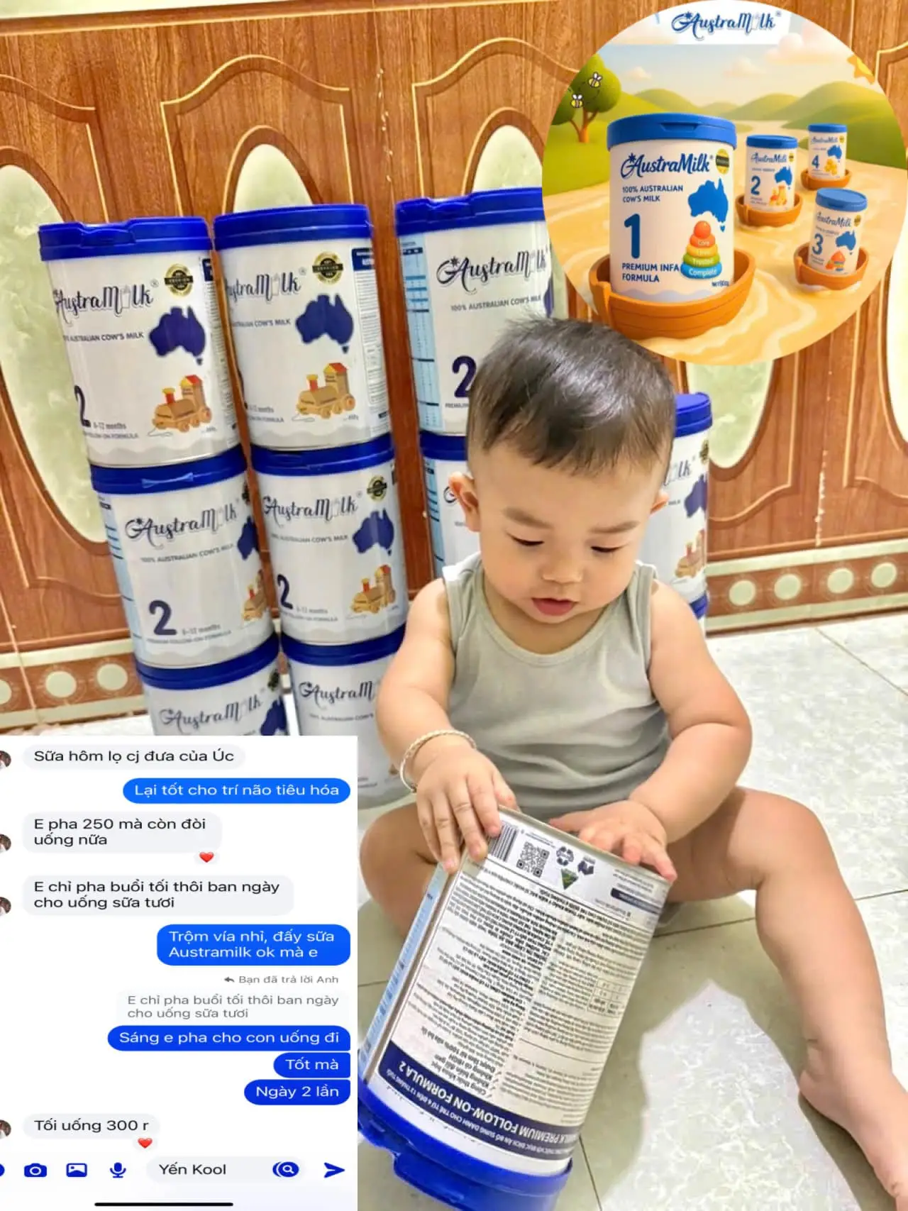 TĂNG CÂN CHO BÉ – MẸO HAY TỪ AUSTRAMILK