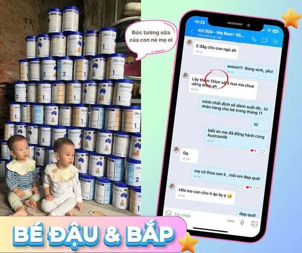 NGƯỜI LỚN XÂY TƯỜNG NHÀ – EM BÉ XÂY TƯỜNG SỮA