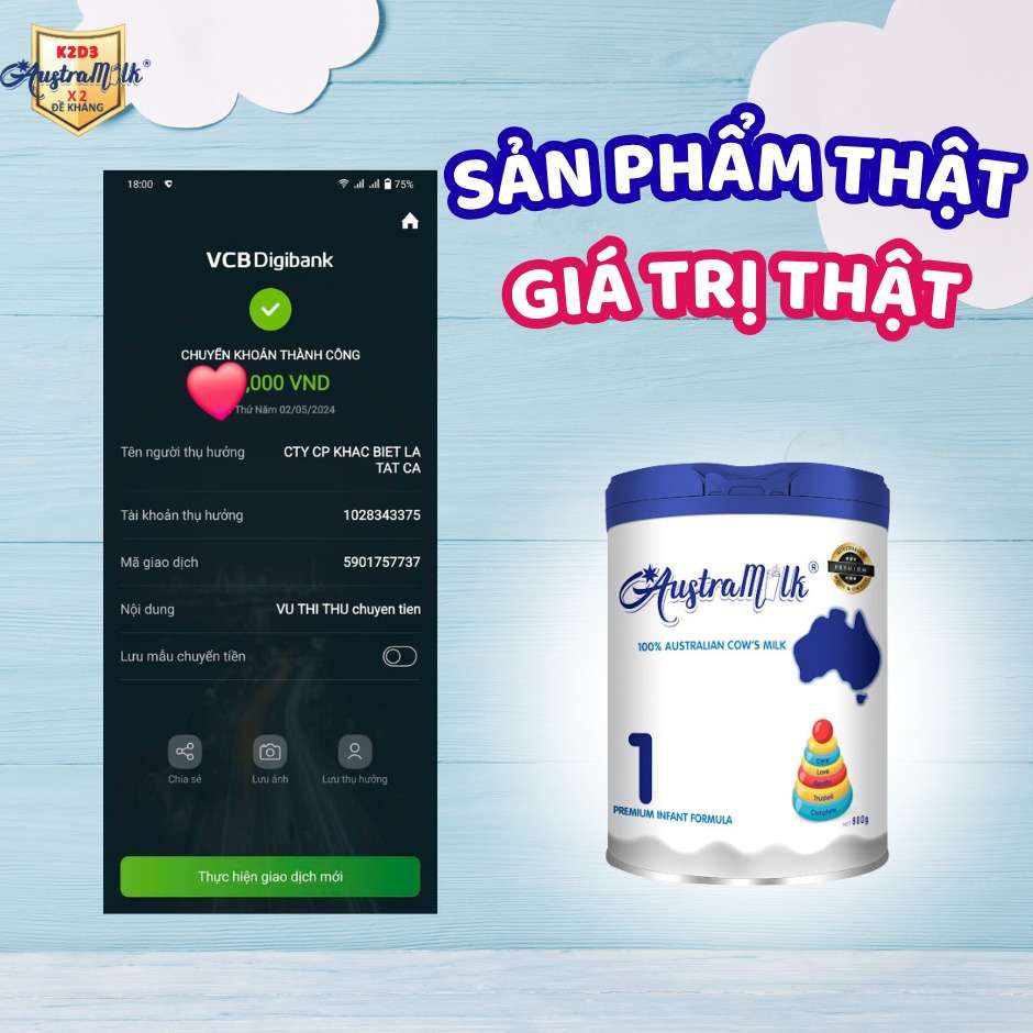 AUSTRAMILK: NGƯỜI BẠN ĐỒNG HÀNH CÙNG MẸ KIẾN TẠO GIẤC NGỦ VÀNG VÀ TƯƠNG LAI CHO BÉ