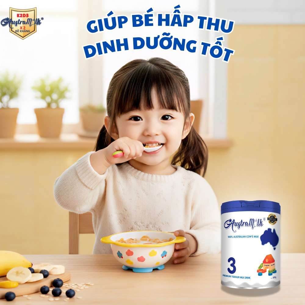 TẠI SAO AUSTRAMILK LÀ LỰA CHỌN SỐ 1 CHO HỆ TIÊU HÓA CỦA TRẺ NHỎ?